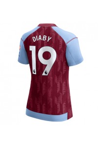 Fotbalové Dres Aston Villa Moussa Diaby #19 Dámské Domácí Oblečení 2023-24 Krátký Rukáv